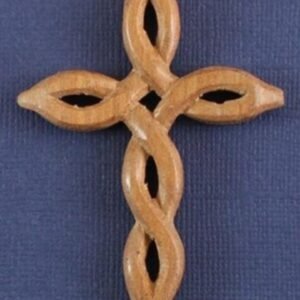 Twisted Wooden Wall Cross