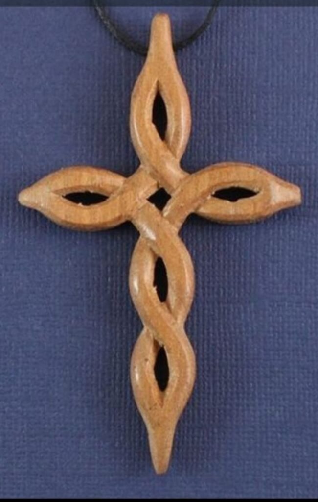 Twisted Wooden Wall Cross